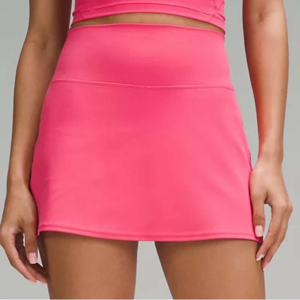 Lululemon Women Align High-Rise Glaze Pink Skirt Size 4 - Picture 2 of 8